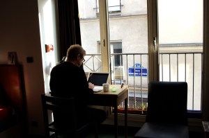 John at work in the studio