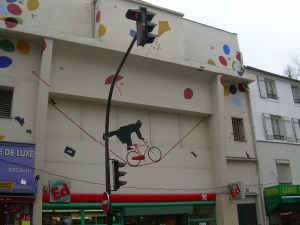 Paris street art(by Nemo) Belleville, Paris