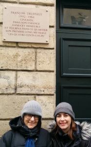 Ursula and daughter Maisie on Truffaut rail in Paris