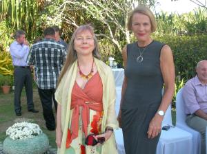 Lucy(left) and Meredith Sussex in Borneo